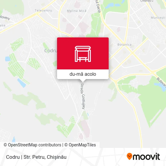 Hartă Codru | Str. Petru