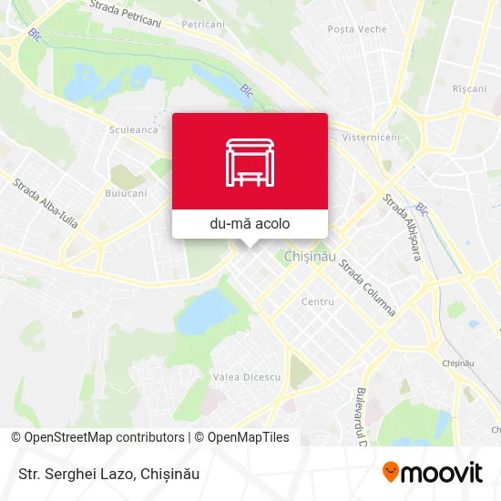 Hartă Str. Serghei Lazo