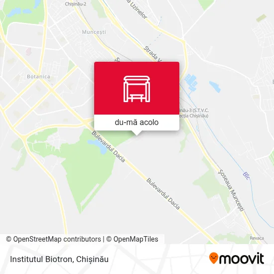 Hartă Institutul Biotron