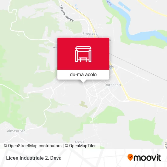 Hartă Licee Industriale 2