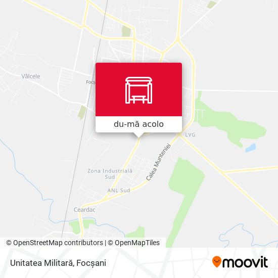 Hartă Unitatea Militară