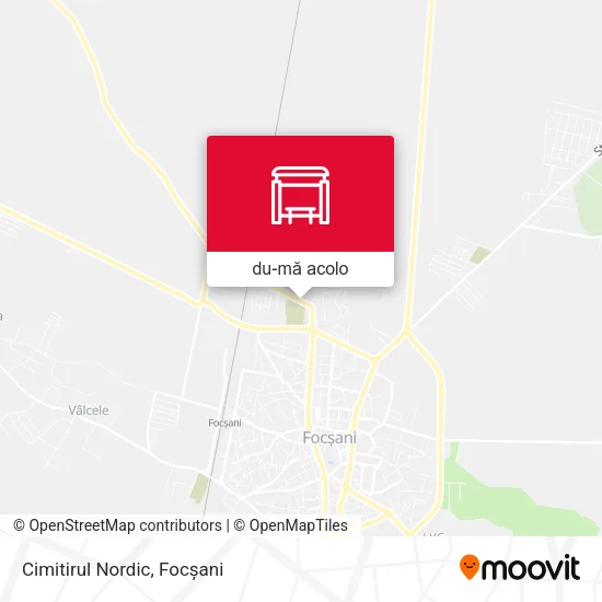 Hartă Cimitirul Nordic