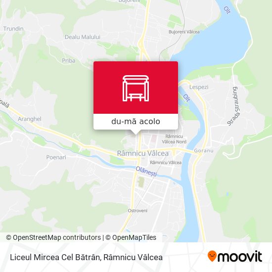 Hartă Liceul Mircea Cel Bătrân