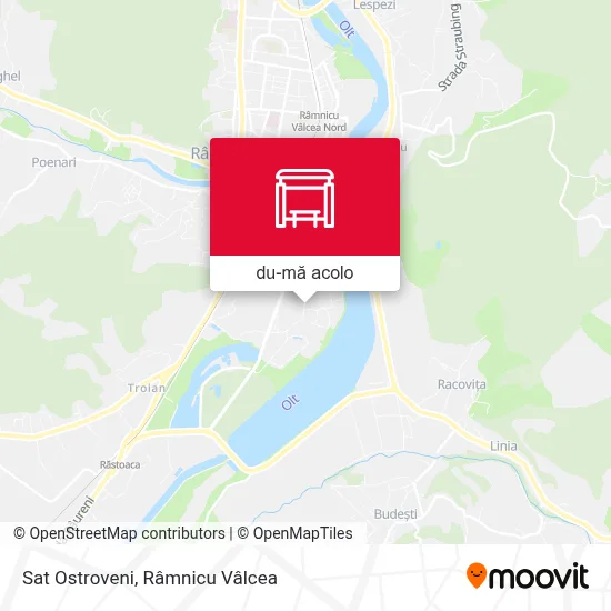 Hartă Sat Ostroveni