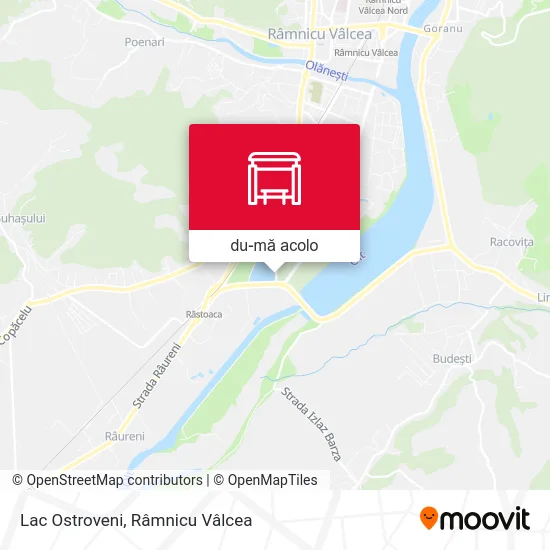 Hartă Lac Ostroveni