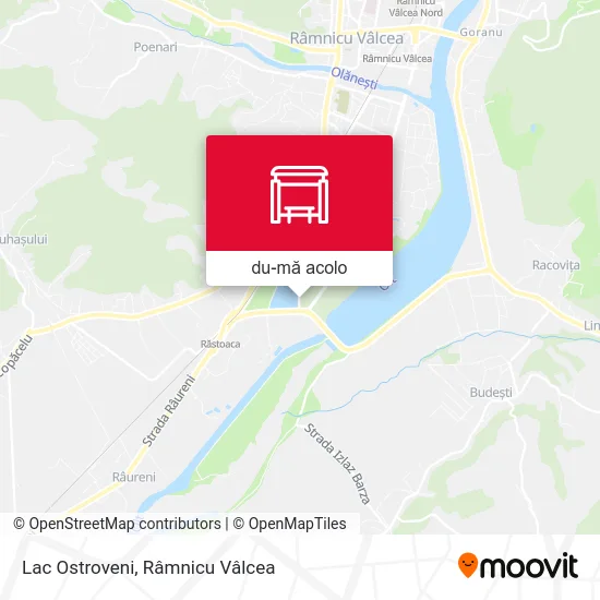 Hartă Lac Ostroveni