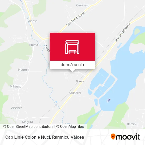 Hartă Cap Linie Colonie Nuci