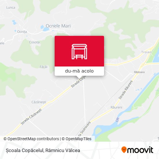 Hartă Școala Copăcelul
