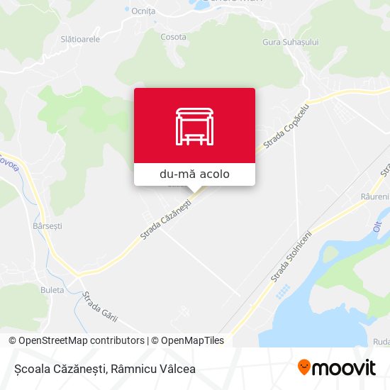 Hartă Școala Căzănești