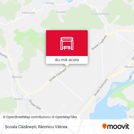 Hartă Școala Căzănești