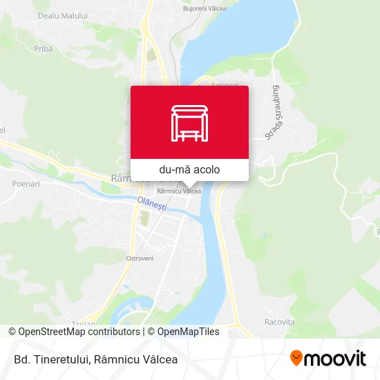 Hartă Bd. Tineretului