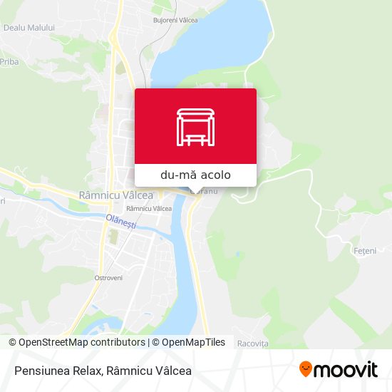 Hartă Pensiunea Relax