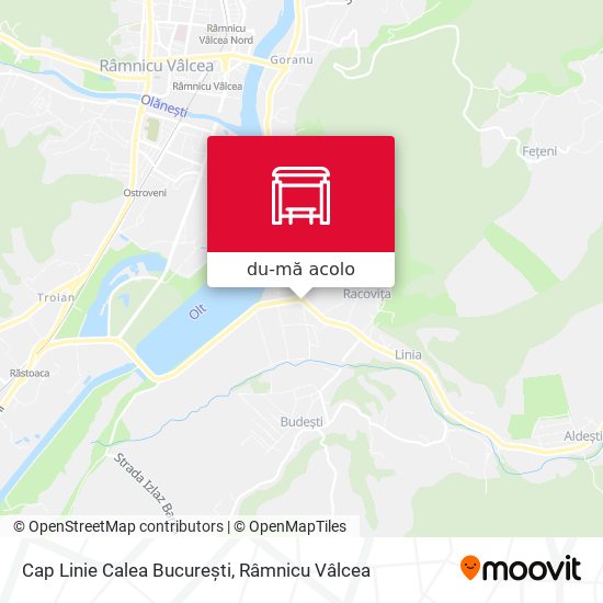 Hartă Cap Linie Calea București
