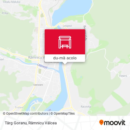 Hartă Târg Goranu