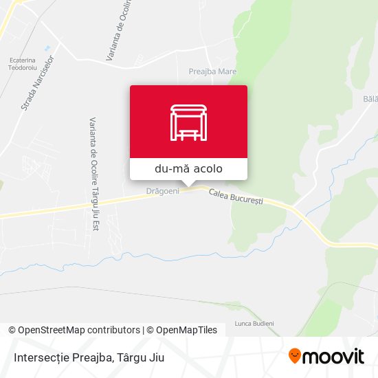 Hartă Intersecție Preajba