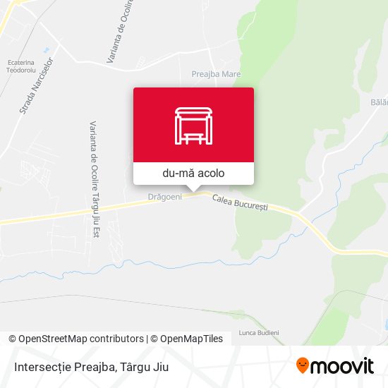 Hartă Intersecție Preajba
