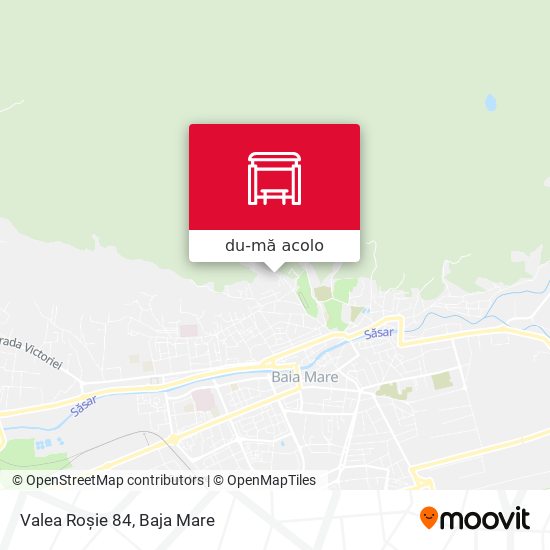 Hartă Valea Roșie 84