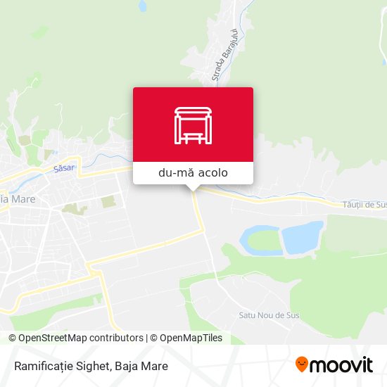 Hartă Ramificație Sighet