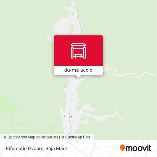 Hartă Bifurcație Izvoare