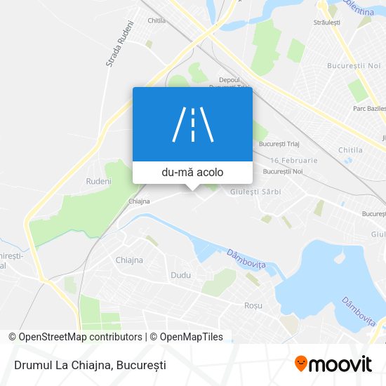 Hartă Drumul La Chiajna