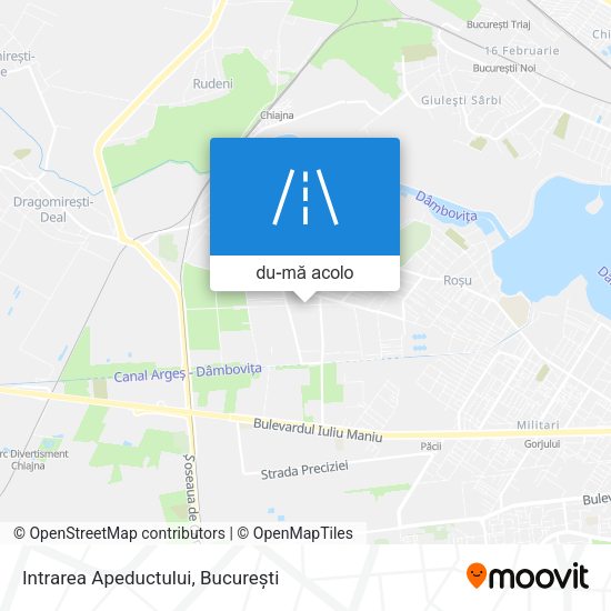 Hartă Intrarea Apeductului