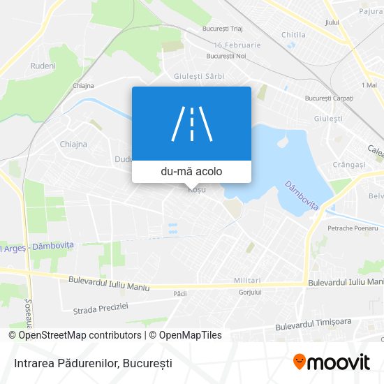 Hartă Intrarea Pădurenilor