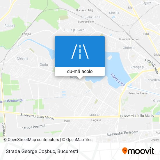 Hartă Strada George Coșbuc