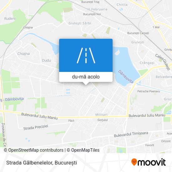 Hartă Strada Gălbenelelor