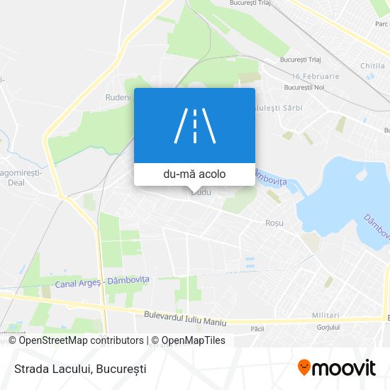 Hartă Strada Lacului