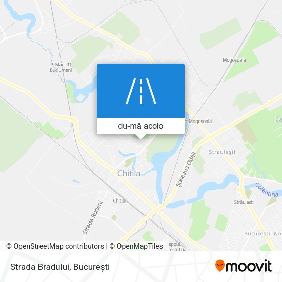 Hartă Strada Bradului