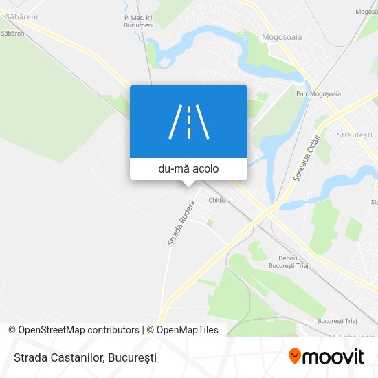 Hartă Strada Castanilor