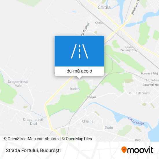 Hartă Strada Fortului