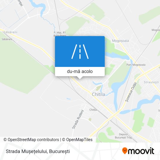 Hartă Strada Mușețelului