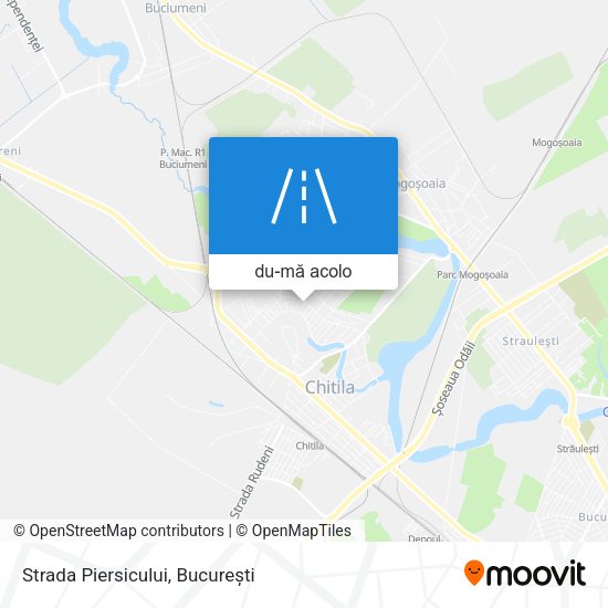 Hartă Strada Piersicului