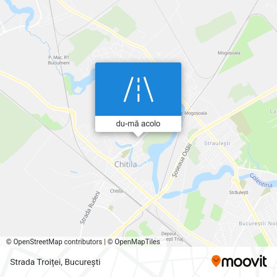 Hartă Strada Troiței