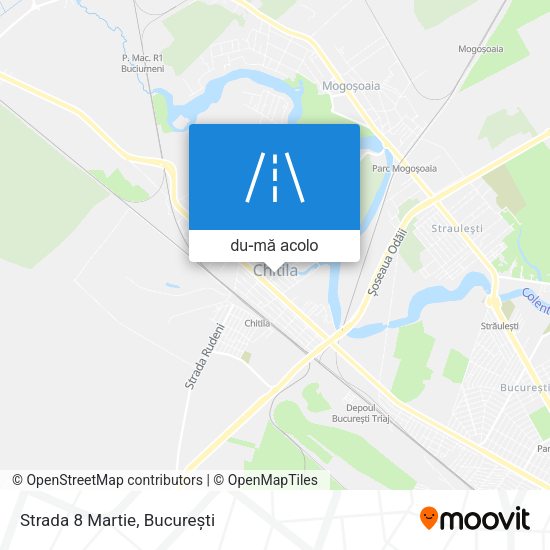 Hartă Strada 8 Martie