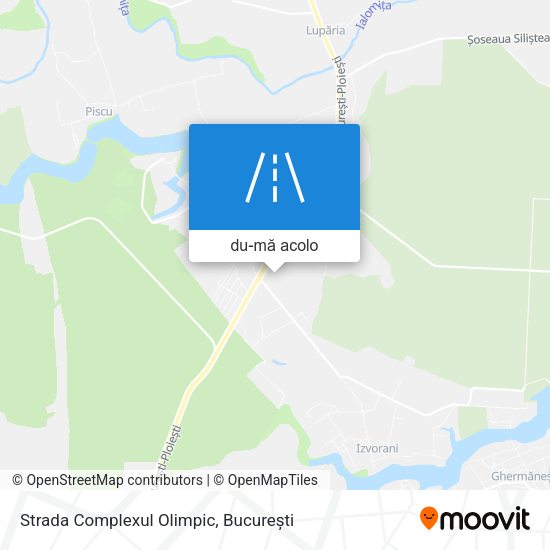 Hartă Strada Complexul Olimpic