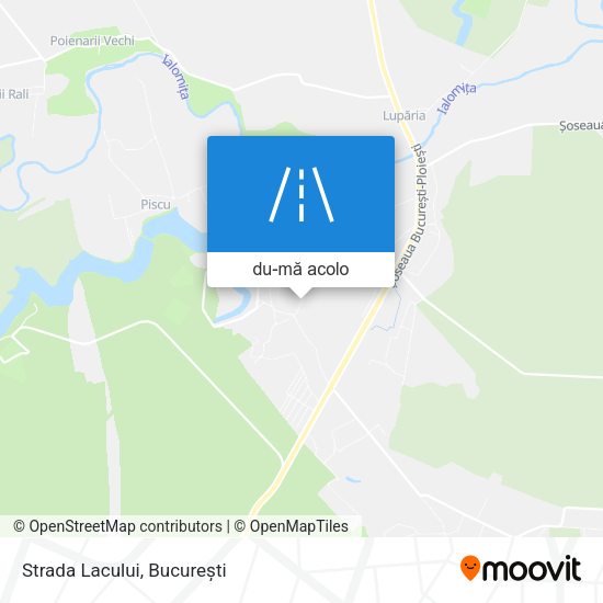 Hartă Strada Lacului
