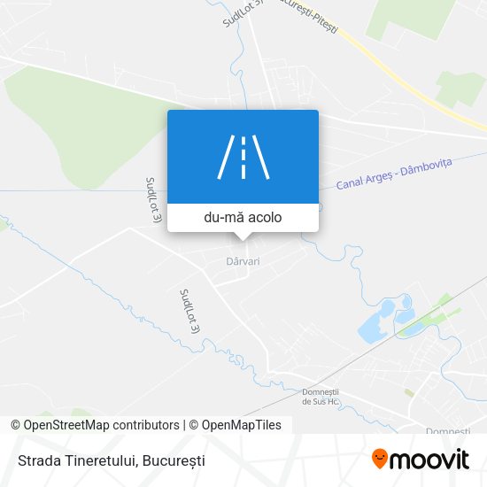 Hartă Strada Tineretului