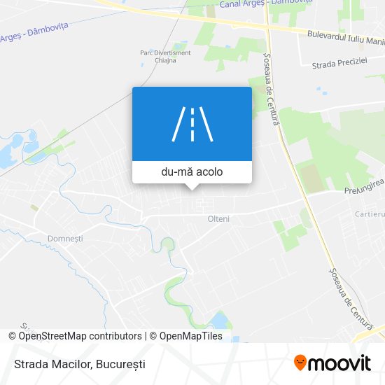 Hartă Strada Macilor