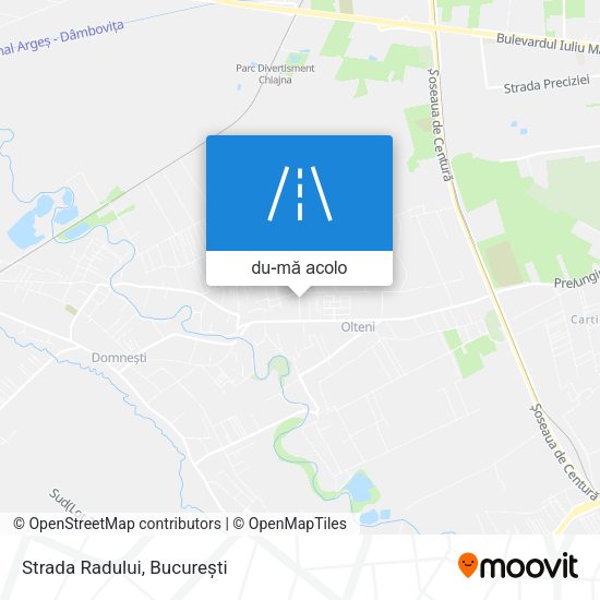 Hartă Strada Radului