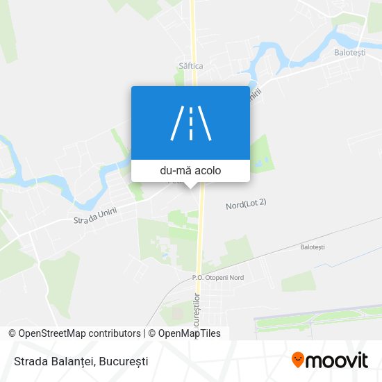 Hartă Strada Balanței