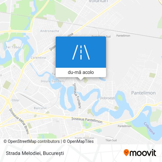 Hartă Strada Melodiei