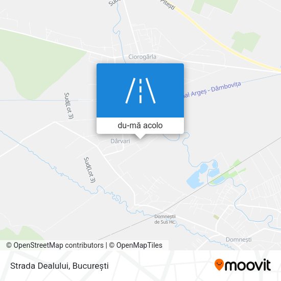 Hartă Strada Dealului