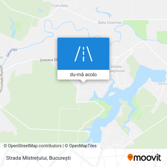 Hartă Strada Mistrețului