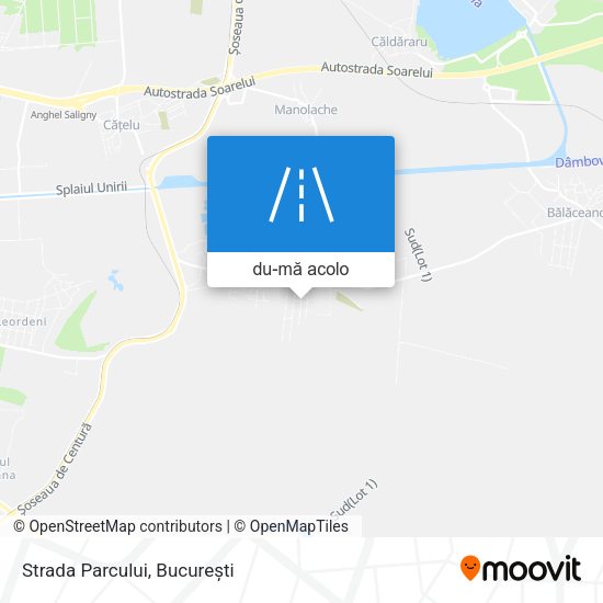 Hartă Strada Parcului