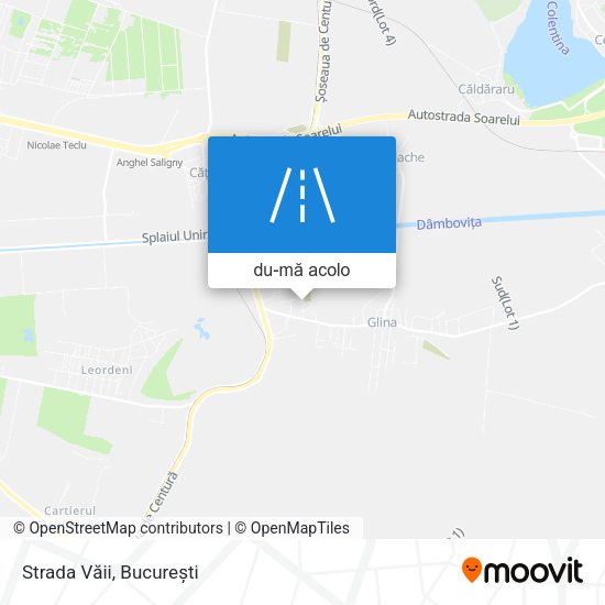Hartă Strada Văii
