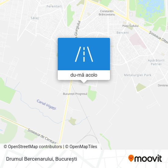 Hartă Drumul Bercenarului