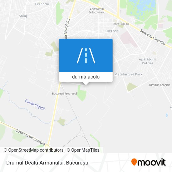 Hartă Drumul Dealu Armanului