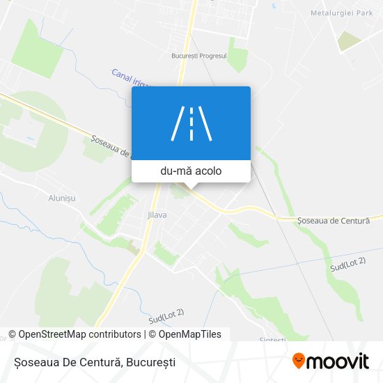 Hartă Șoseaua De Centură